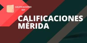 Calificaciones SEP Mérida